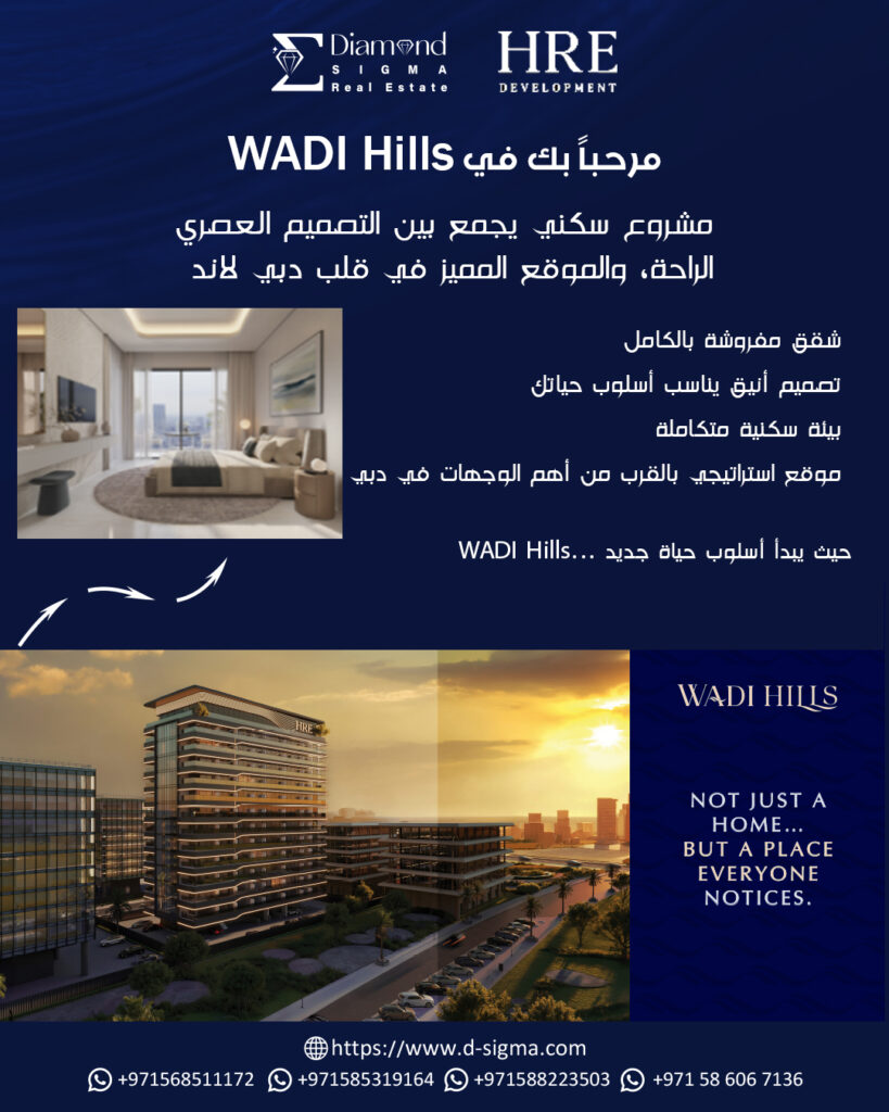 WADI Hills Dubai apartment interior