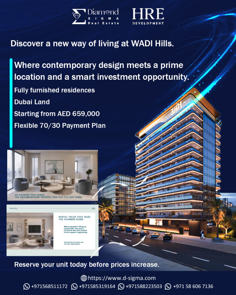 WADI Hills Dubai furnished apartments